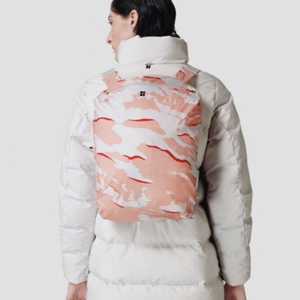 NEW Sweaty Betty Size 10 Down 3-in-1 Climate Ski Jacket Pink Waterproof Packable - Picture 10 of 16